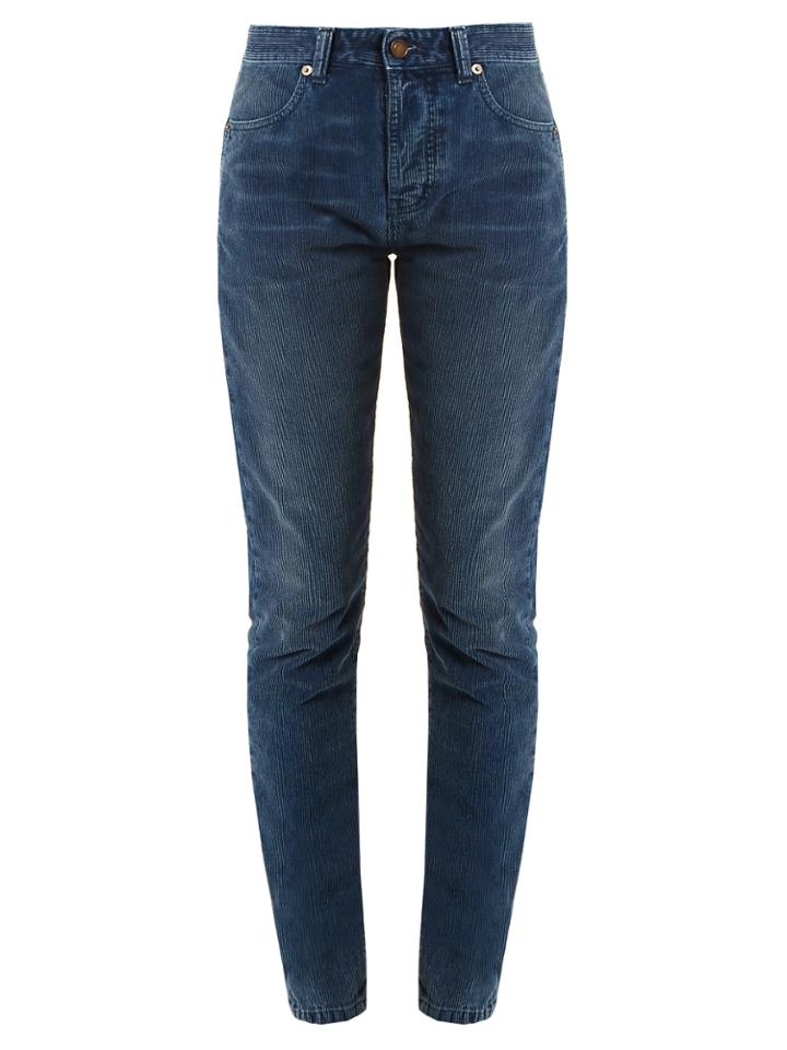 Saint Laurent High-rise Skinny-leg Corduroy Trousers