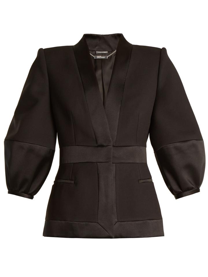 Alexander Mcqueen Balloon-sleeve Wool-blend Jacket