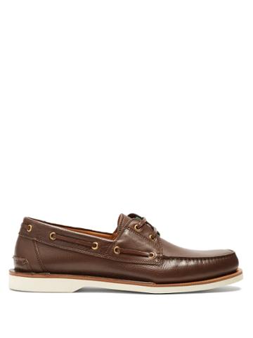 Gucci Delta Leather Deck Shoes