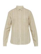 Matchesfashion.com Oliver Spencer - New York Special Cotton Blend Shirt - Mens - Green White