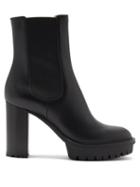 Matchesfashion.com Gianvito Rossi - Block-heel 110 Leather Boots - Womens - Black