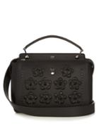Fendi Dotcom Flowerland-embellished Leather Bag