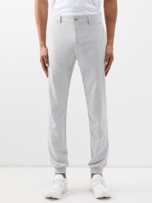 J.lindeberg - Cuffed Technical-shell Track Pants - Mens - Grey