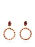 Matchesfashion.com Sylvia Toledano - Happy Amethyst Clip Earrings - Womens - Purple