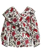 Diane Von Furstenberg Canton-print Stretch-cotton Wrap Top