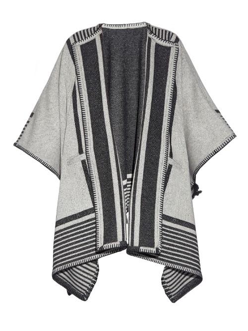 Mih Jeans Reversible Wool-blend Poncho