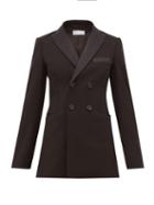 Matchesfashion.com Redvalentino - Double Breasted Tuxedo Jacket - Womens - Black