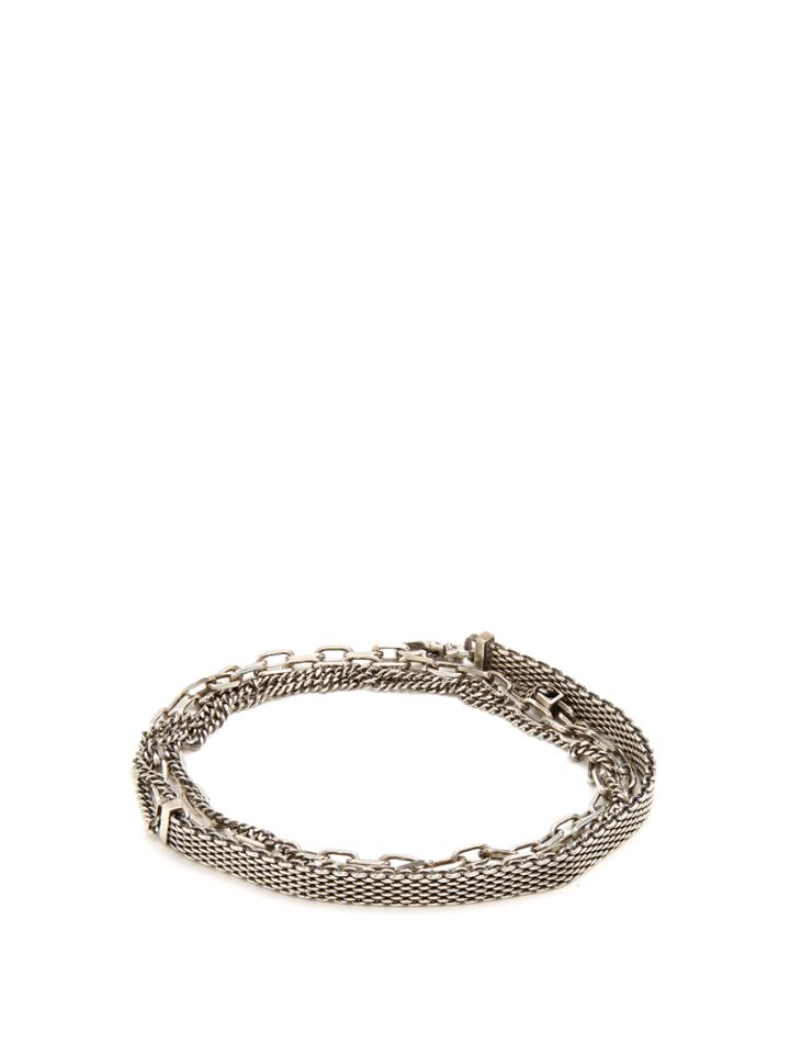 Title Of Work Sterling-silver Wrap Bracelet