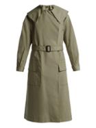 Matchesfashion.com Joseph - Damon Cotton Gabardine Trench Coat - Womens - Khaki