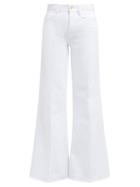 Matchesfashion.com Frame - Le Palazzo Wide Leg Jeans - Womens - White