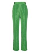 Rosie Assoulin Buttoned-cuffs Silk Trousers