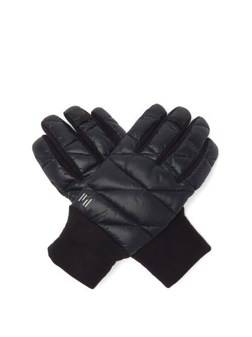 Holden - Leather-panel Down Ski Gloves - Mens - Black