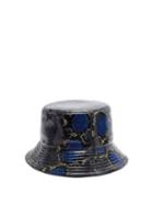 Matchesfashion.com Versace - Snake-print Coated-twill Bucket Hat - Mens - Black Multi