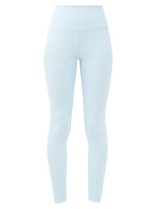 Matchesfashion.com Wardrobe. Nyc - Release 02 High-rise Jersey Leggings - Womens - Light Blue