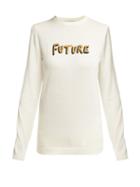 Matchesfashion.com Bella Freud - Future Instarsia Wool Sweater - Womens - Ivory Multi