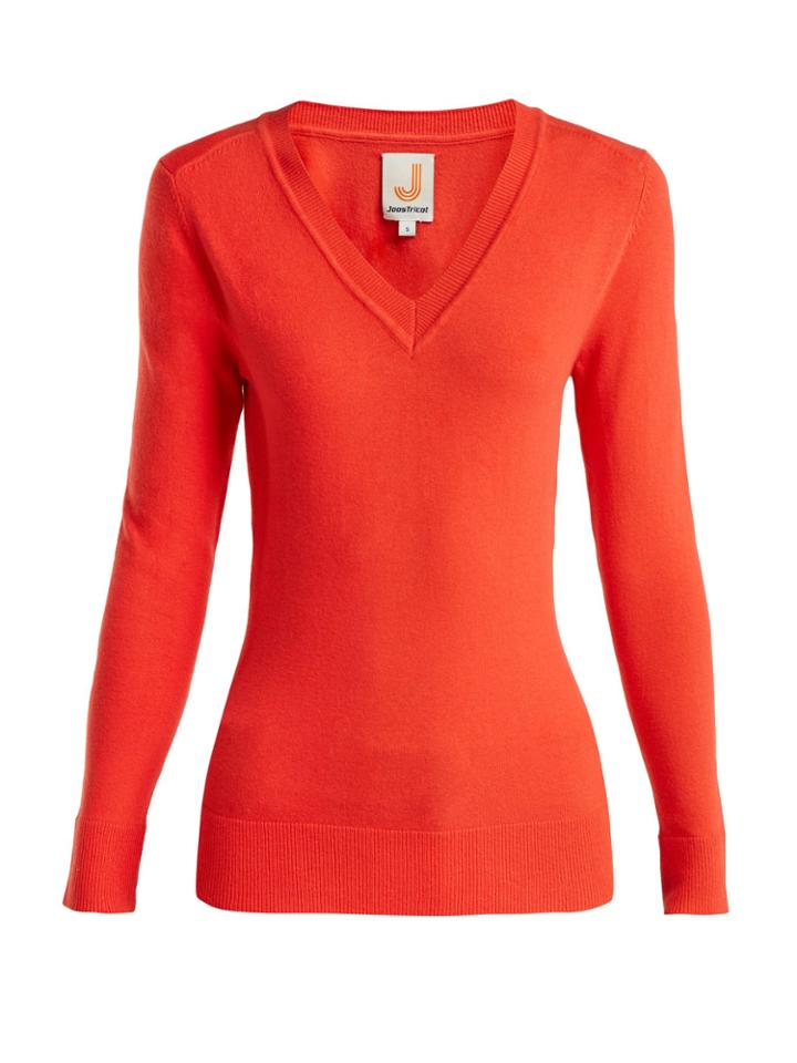 Joostricot V-neck Cotton-blend Sweater