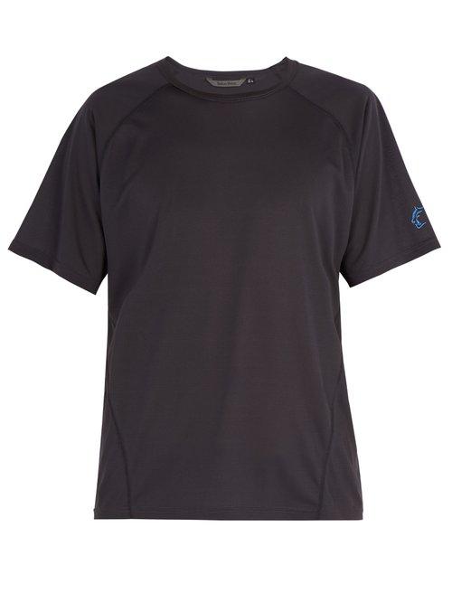 Matchesfashion.com Teton Bros - Technical Fabric Short Sleeve T Shirt - Mens - Dark Grey