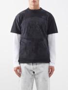 Aries - Logo-print Cotton-jersey T-shirt - Mens - Black