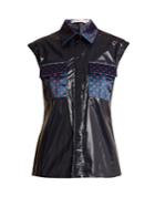 Mary Katrantzou Lily Polka-dot Detail Sleeveless Shirt