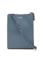 Matchesfashion.com Jil Sander - Tangle Small Braided-strap Leather Shoulder Bag - Womens - Grey