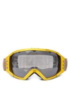 Matchesfashion.com Fendi - Spike-stud And Ff-jacquard Strap Ski Goggles - Womens - Yellow Multi