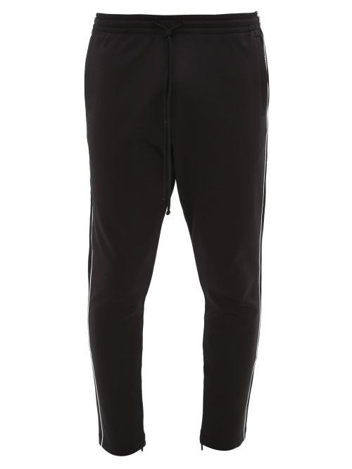 Matchesfashion.com Valentino - Contrast Side-stripe Track Pants - Mens - Black