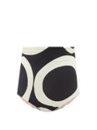 Cala De La Cruz - Scarlett High-rise Bikini Briefs - Womens - Black White