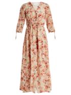 Athena Procopiou Poppy In Love Button-through Silk Dress