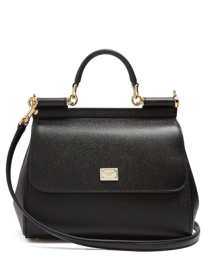 Dolce & Gabbana Sicily Medium Leather Cross-body Bag