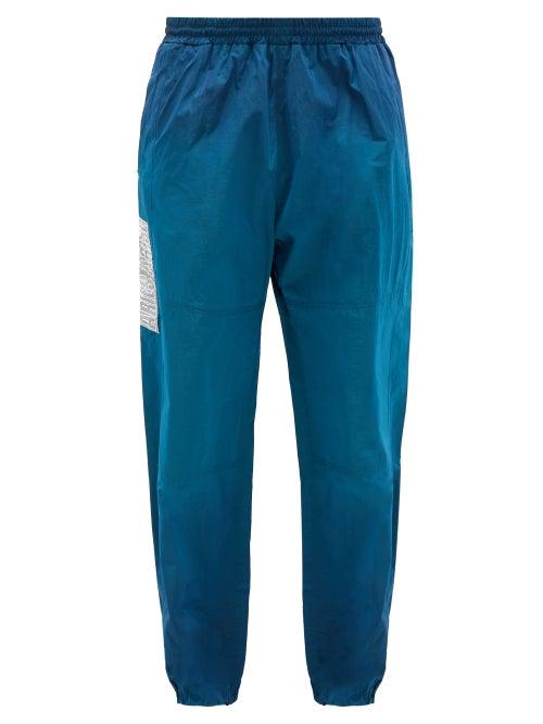 Matchesfashion.com Aries - Ombre-dyed Technical Track Pants - Mens - Blue