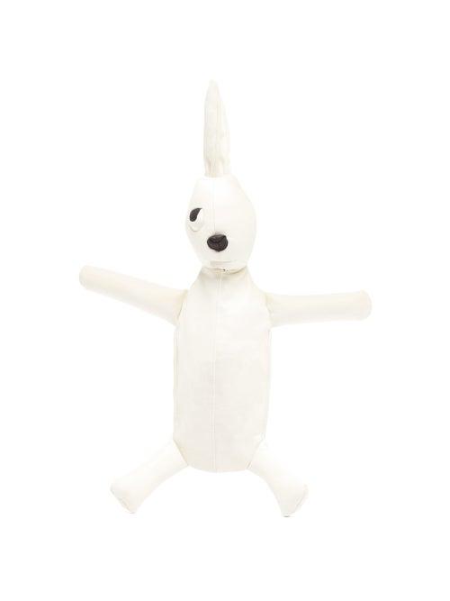 Matchesfashion.com Rick Owens - Fat Bunny Leather Cross-body Bag - Womens - White