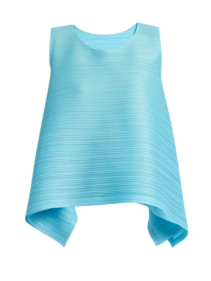 Pleats Please Issey Miyake Spinning Bounce Pleated Top