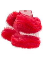 Matchesfashion.com Molly Goddard - Milo Asymmetric Frilled Tulle Skirt - Womens - Pink Multi
