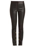 Loewe Mid-rise Skinny-leg Leather Trousers