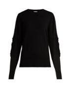 Matchesfashion.com Barrie - Timeless Romantic Crew Neck Cashmere Sweater - Womens - Black