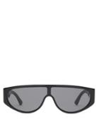 Matchesfashion.com Bottega Veneta - Shield Acetate Sunglasses - Mens - Black
