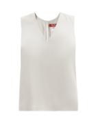Matchesfashion.com Max Mara Studio - Bevanda Top - Womens - Silver