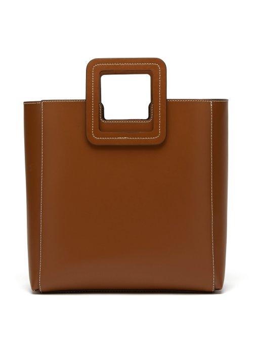 Matchesfashion.com Staud - Shirley Structured Leather Tote Bag - Womens - Tan