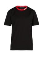 Matchesfashion.com Givenchy - Logo Embroidered Crew Neck T Shirt - Mens - Black
