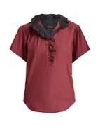 Isabel Marant Jen Ruffle-trimmed Gingham Blouse