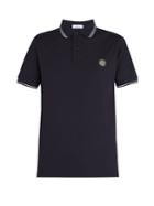 Stone Island Logo-patch Cotton-blend Piqu Polo Shirt