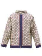 Gucci - Goemetric-g Hooded Canvas Jacket - Mens - Ivory Multi