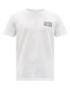 Matchesfashion.com Frame - Logo-print Cotton-jersey T-shirt - Mens - White