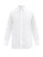 Matchesfashion.com The Row - Robert Cotton-oxford Shirt - Mens - White