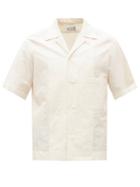 Maison Margiela - Linen-blend Bowling Shirt - Mens - Ivory