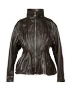 Matchesfashion.com Bottega Veneta - Macram-hood Leather Coat - Womens - Brown