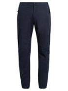 Stone Island Mid-rise Stretch-cotton Straight-leg Trousers