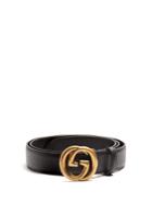 Gucci Gg 3cm Leather Belt