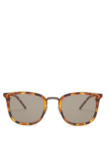 Bottega Veneta Tortoiseshell Acetate Sunglasses
