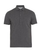 Brunello Cucinelli Button-down Collar Cotton-jersey Polo Shirt